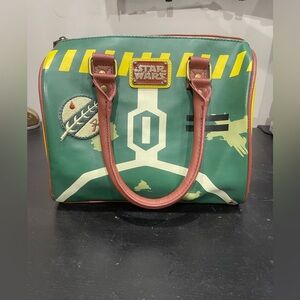 Loungefly Star Wars Crossbody Boba Fett Barrel Bag RARE No Strap